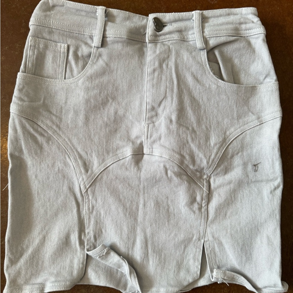 The Kript Denim Skirt